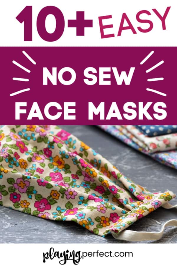 No Sew Face Masks That Are Easy And Fast Playing Perfect - Face Mask Diy Easy Sewing